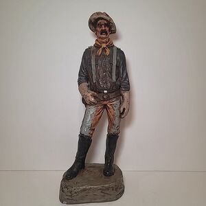 Michael Garman Statue 'Cavalry Captain" Copyright Dated 1969